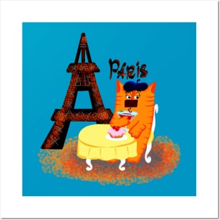 Cat in Paris Posters and Art